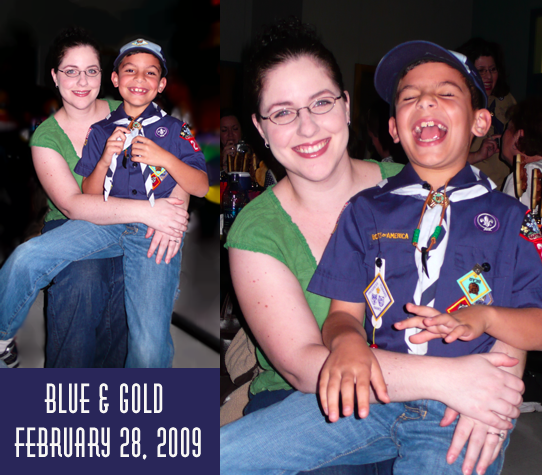 Gaetano and Angela at the Blue and Gold Banquet 2009
